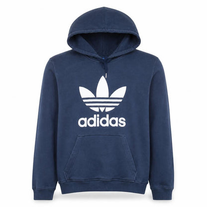 Mens UK Size L adidas Blue Pullover Hoodie
