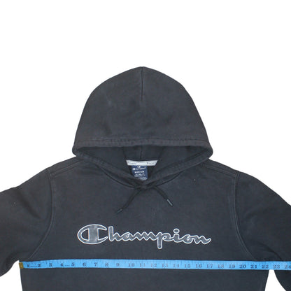 Mens UK Size M Champion Black Pullover Hoodie