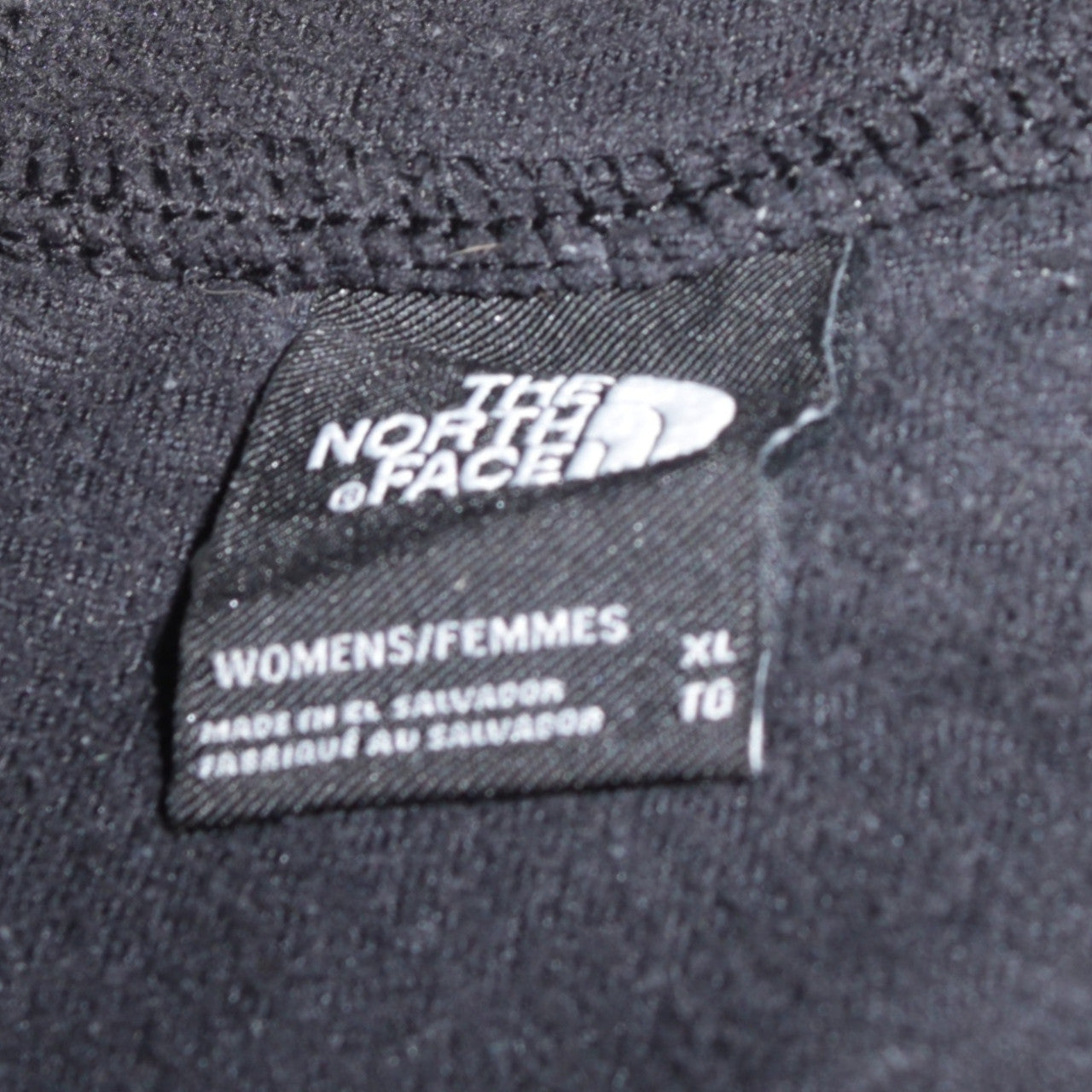 Womens UK Size XL The North Face Black Pullover Hoodie
