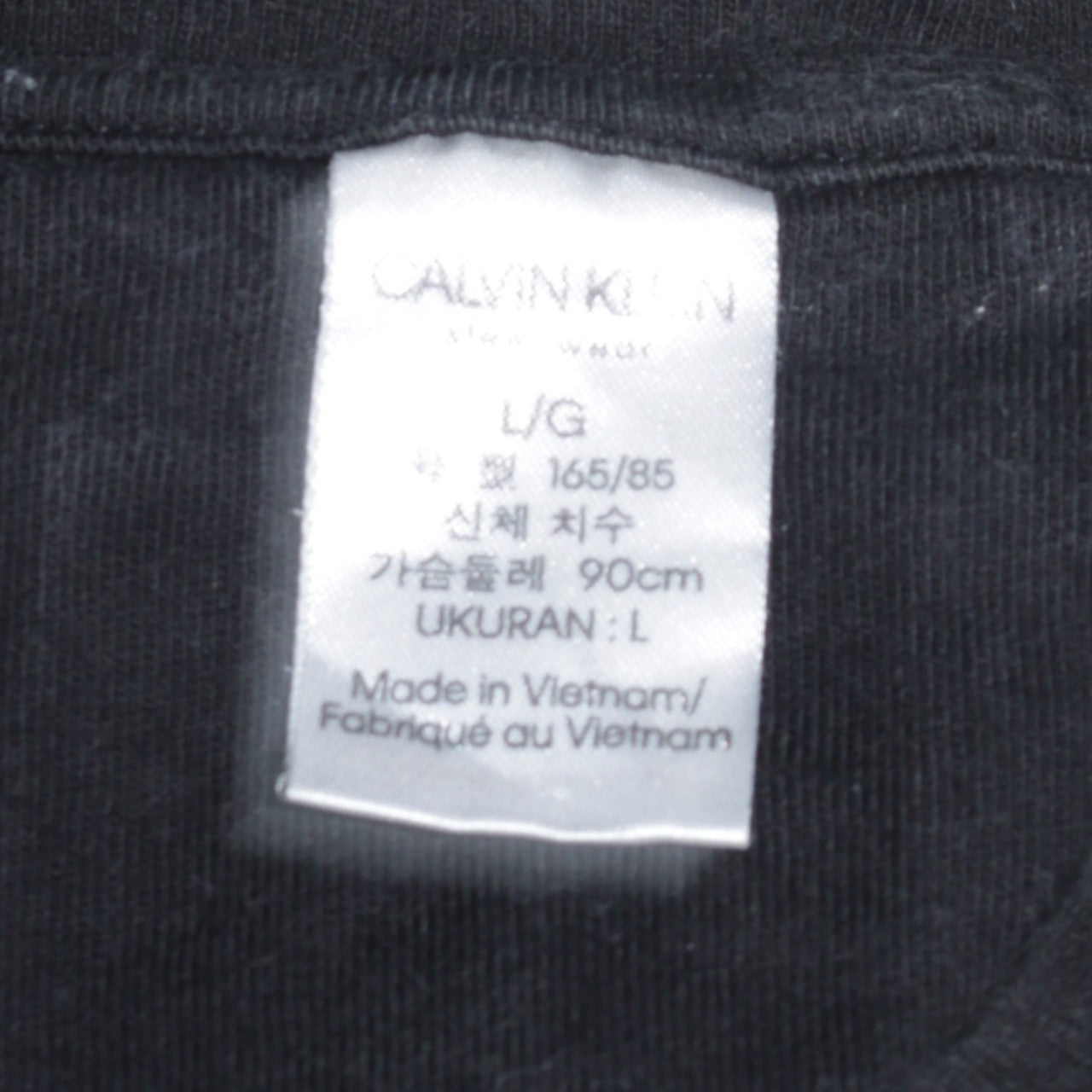 Mens UK Size L Calvin Klein Black  T-Shirt
