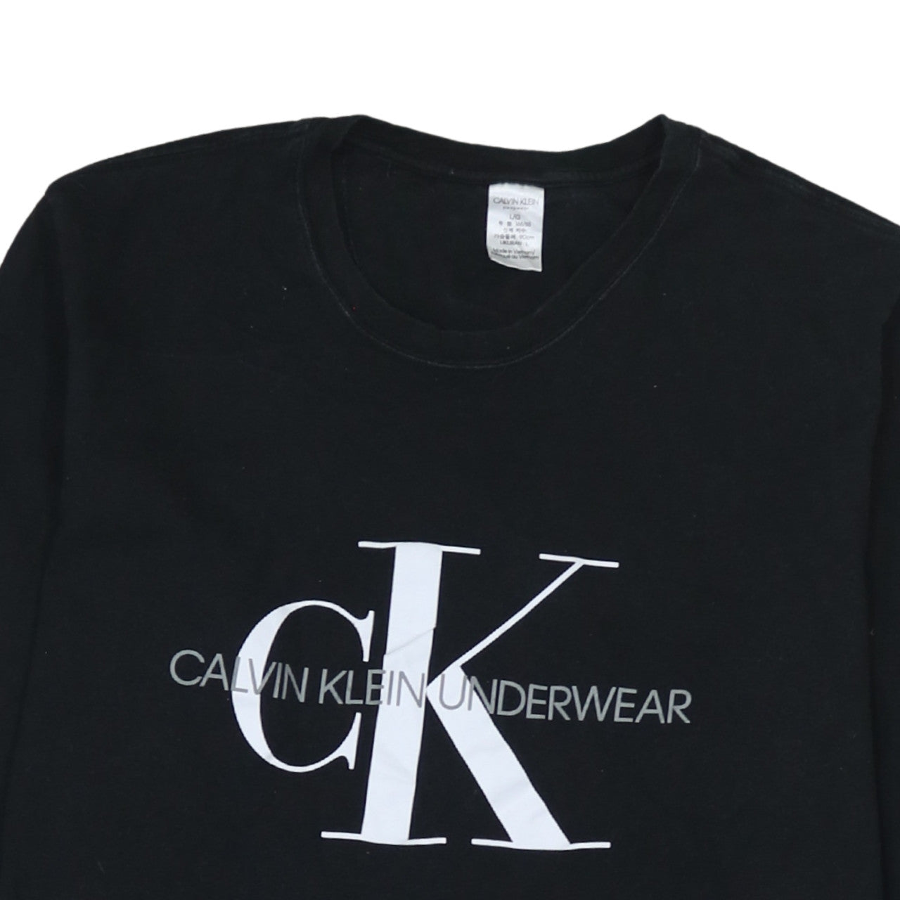 Mens UK Size L Calvin Klein Black  T-Shirt