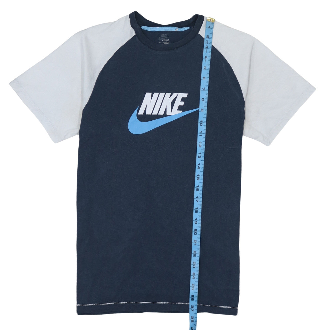 Boys UK Size 13-14 Years Nike Blue Basic T-Shirt