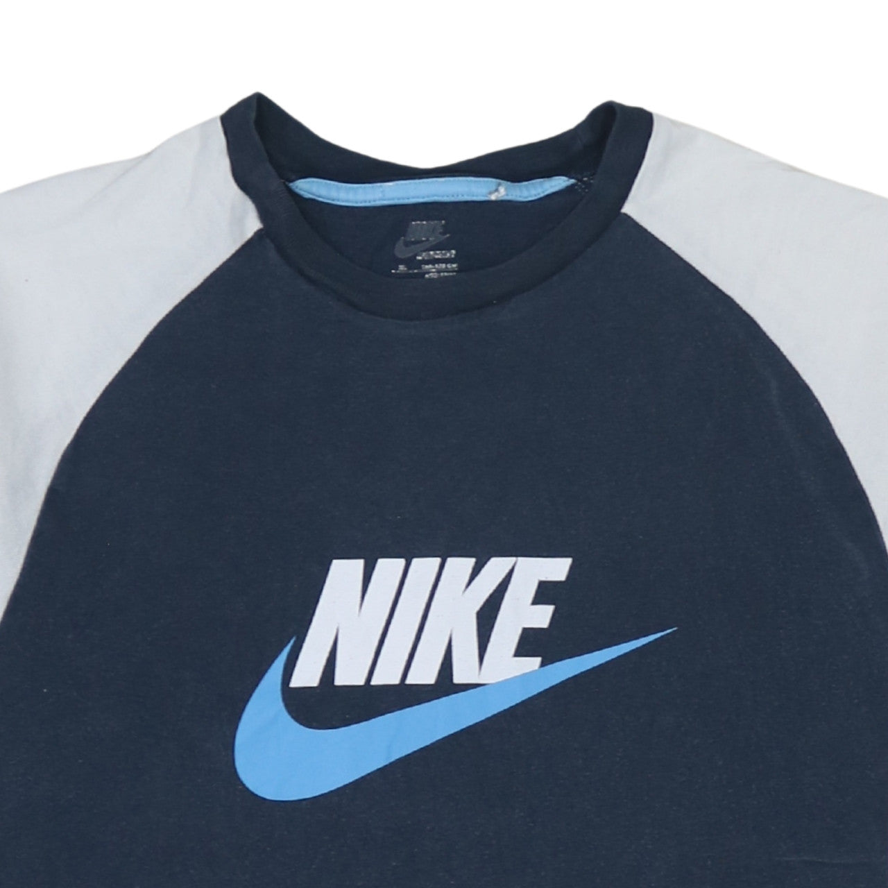 Boys UK Size 13-14 Years Nike Blue Basic T-Shirt