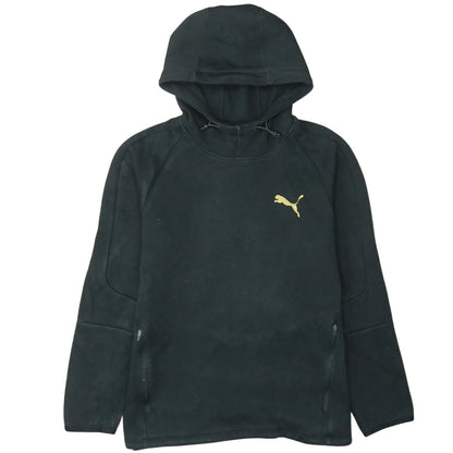 Mens UK Size L PUMA Black Pullover Hoodie