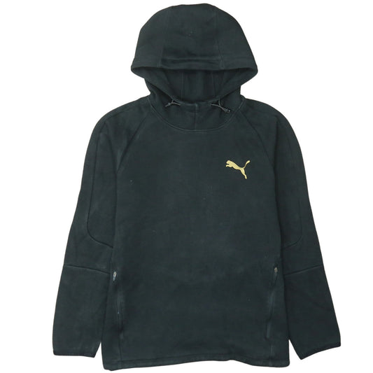 Mens UK Size L PUMA Black Pullover Hoodie
