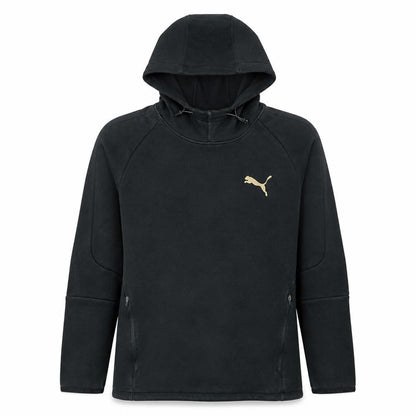 Mens UK Size L PUMA Black Pullover Hoodie