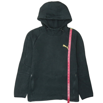 Mens UK Size L PUMA Black Pullover Hoodie