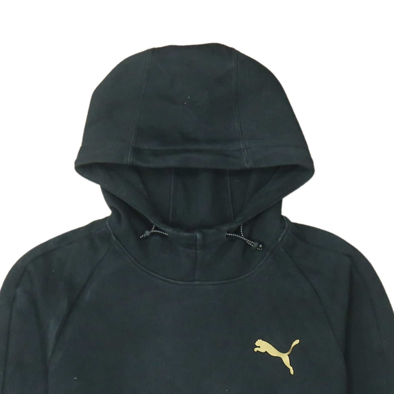 Mens UK Size L PUMA Black Pullover Hoodie