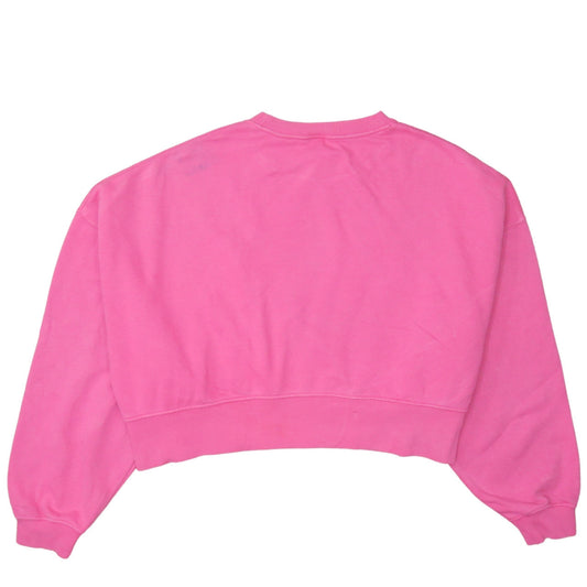 Womens UK Size M Nike Pink Pullover Sweatshirt