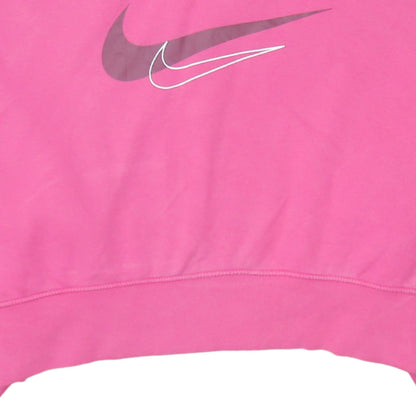 Womens UK Size M Nike Pink Pullover Sweatshirt