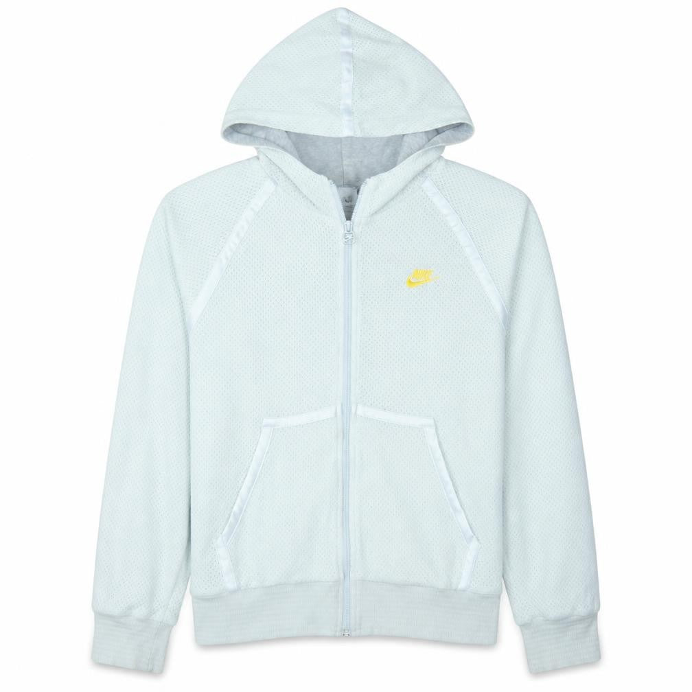 Mens UK Size L Nike Grey Full Zip Hoodie