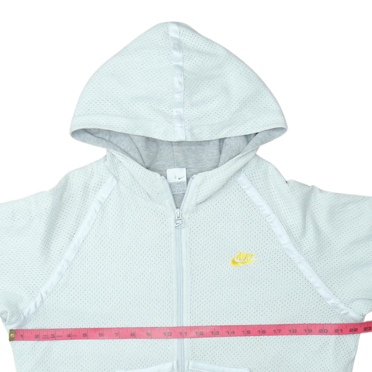 Mens UK Size L Nike Grey Full Zip Hoodie