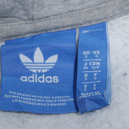 Mens UK Size S adidas Grey Pullover Hoodie