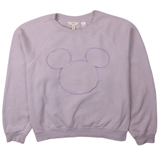 Womens UK Size S H&M Purple Pullover Sweatshirt