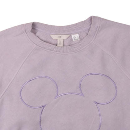 Womens UK Size S H&M Purple Pullover Sweatshirt