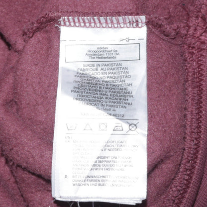 Womens UK Size 10 adidas Brown Henley Sweatshirt