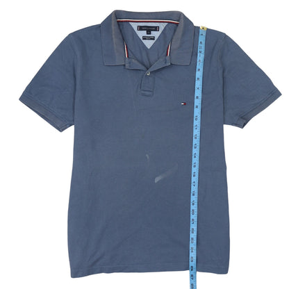Tommy Hilfiger Men's Blue Slim Fit Cotton Polo Shirt XL