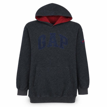 Gap Kids Dark Grey Pullover Hoodie Teens Size 14-16 Logo Design