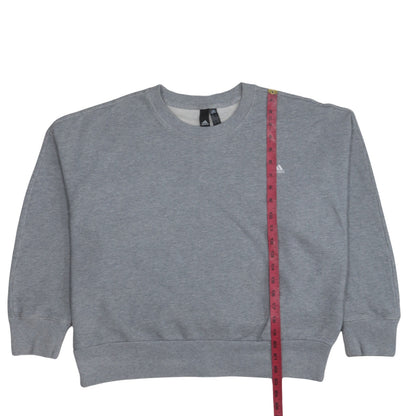 Womens UK Size XL adidas Grey Pullover Sweatshirt