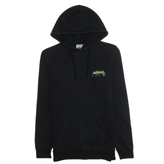 Mens UK Size S adidas Black Pullover Hoodie