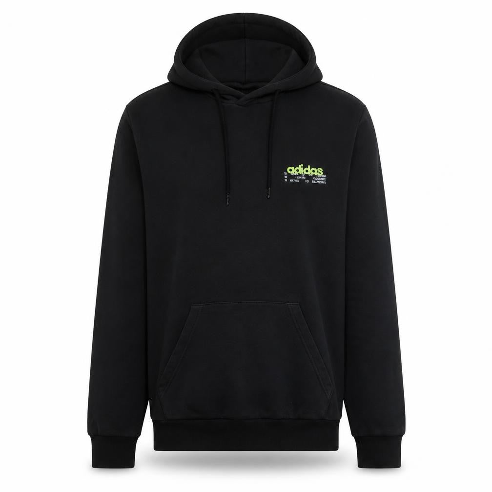 Mens UK Size S adidas Black Pullover Hoodie