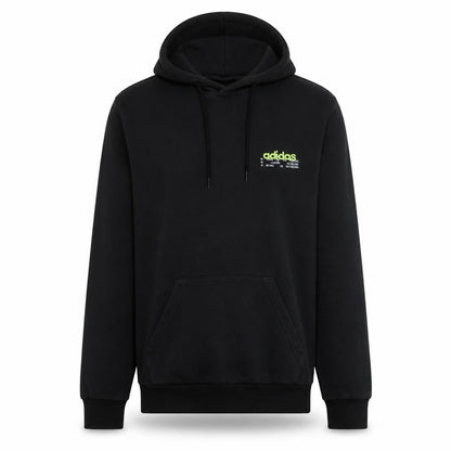 Mens UK Size S adidas Black Pullover Hoodie