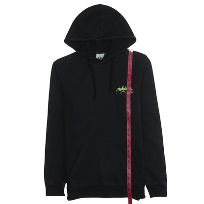 Mens UK Size S adidas Black Pullover Hoodie