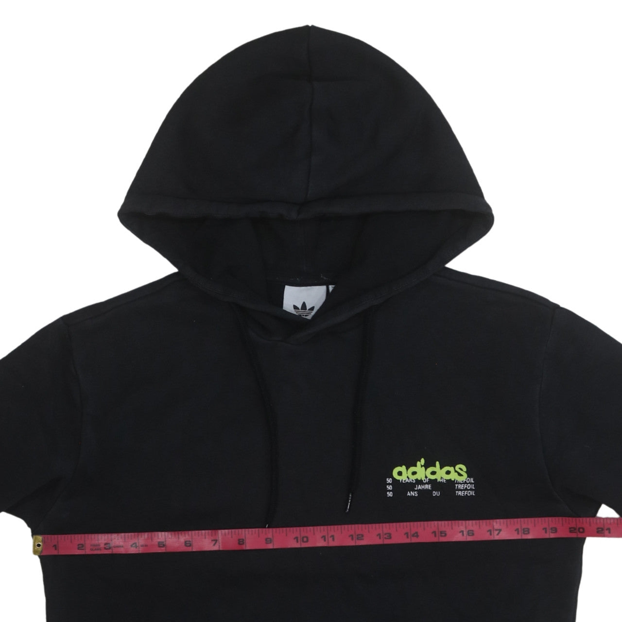 Mens UK Size S adidas Black Pullover Hoodie