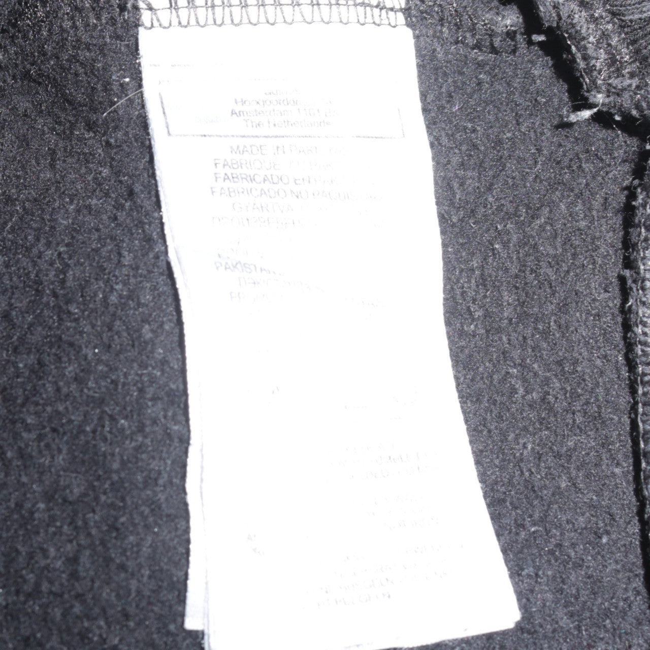 Mens UK Size S adidas Black Pullover Hoodie
