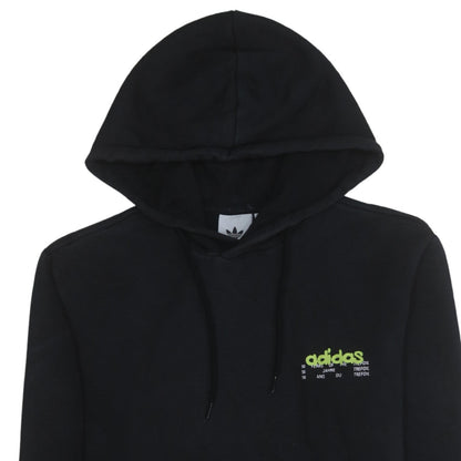 Mens UK Size S adidas Black Pullover Hoodie