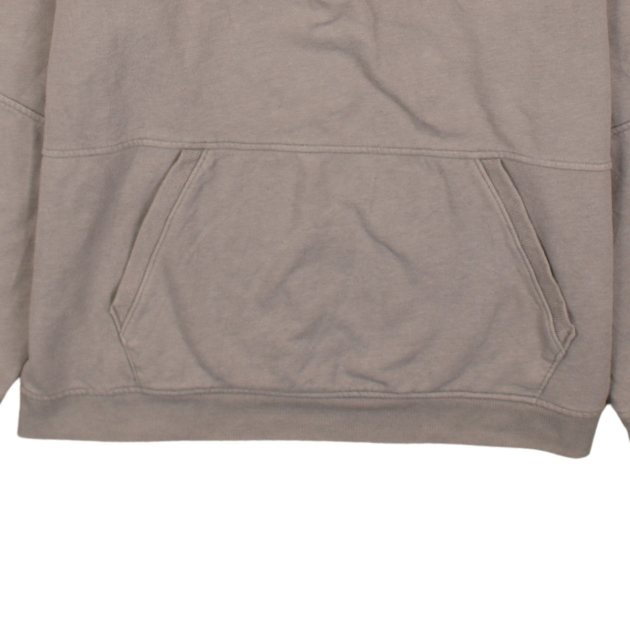 Mens UK Size L Under armour Beige 1/2 Zip Hoodie