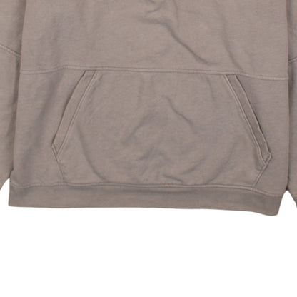 Mens UK Size L Under armour Beige 1/2 Zip Hoodie