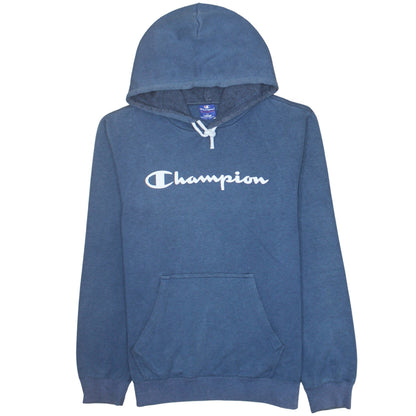 Mens UK Size L Champion Blue Pullover Hoodie