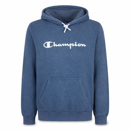 Mens UK Size L Champion Blue Pullover Hoodie