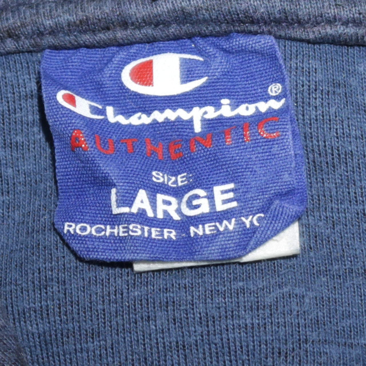 Mens UK Size L Champion Blue Pullover Hoodie