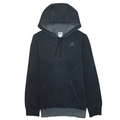 Mens UK Size S adidas Black Pullover Hoodie
