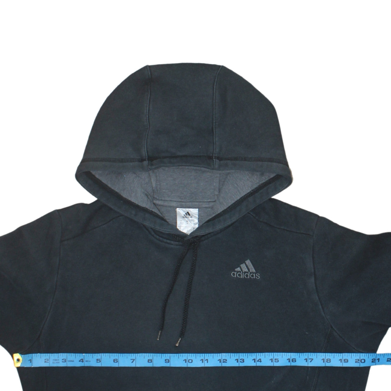 Mens UK Size S adidas Black Pullover Hoodie