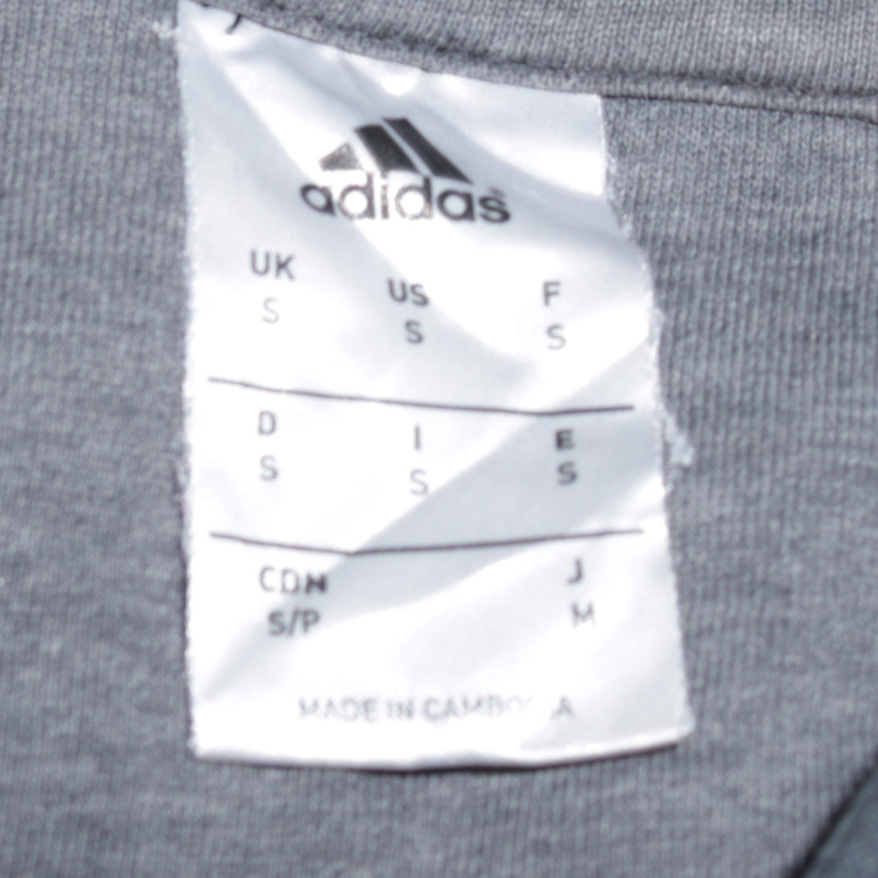 Mens UK Size S adidas Black Pullover Hoodie