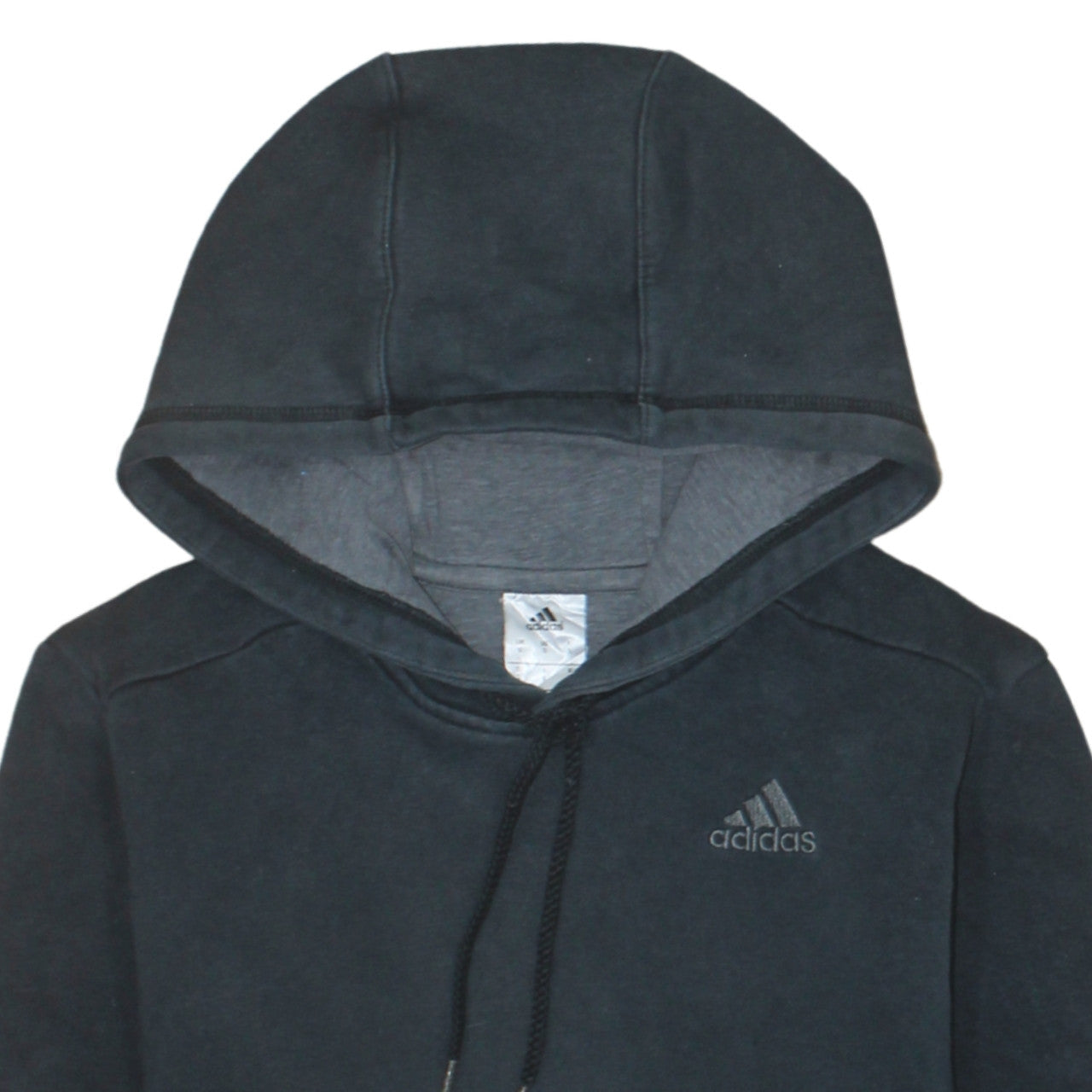 Mens UK Size S adidas Black Pullover Hoodie