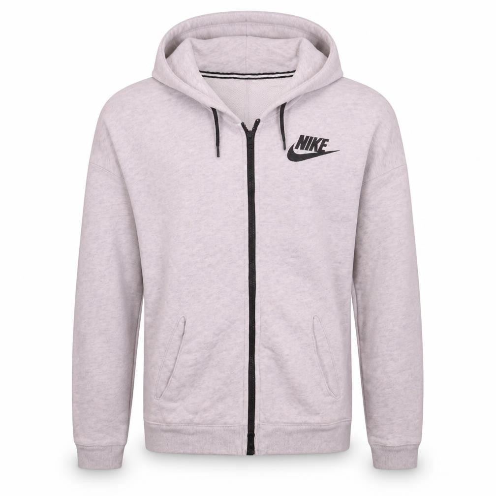 Mens UK Size S Nike Beige Full Zip Hoodie