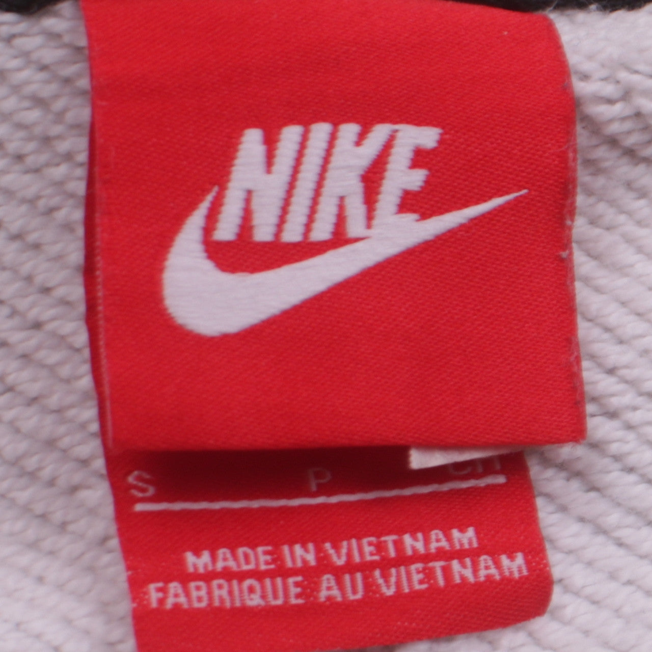 Mens UK Size S Nike Beige Full Zip Hoodie
