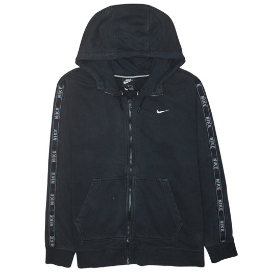 Mens UK Size L Nike Black Full Zip Hoodie