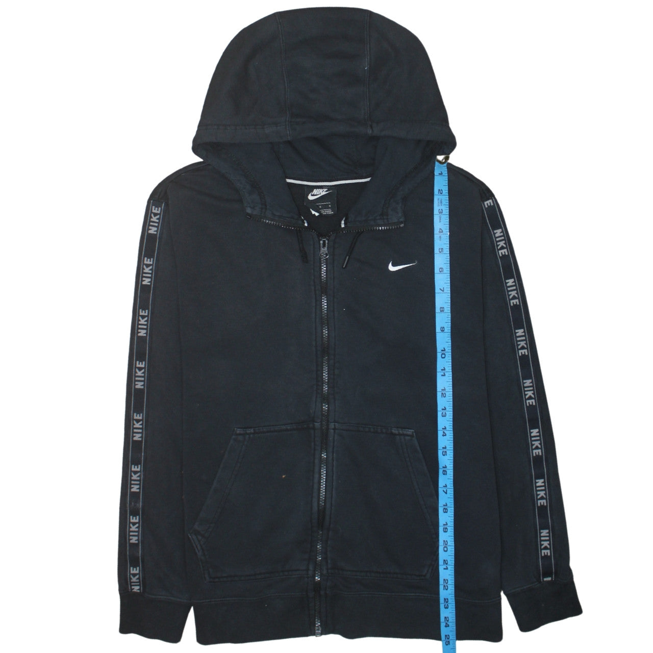 Mens UK Size L Nike Black Full Zip Hoodie
