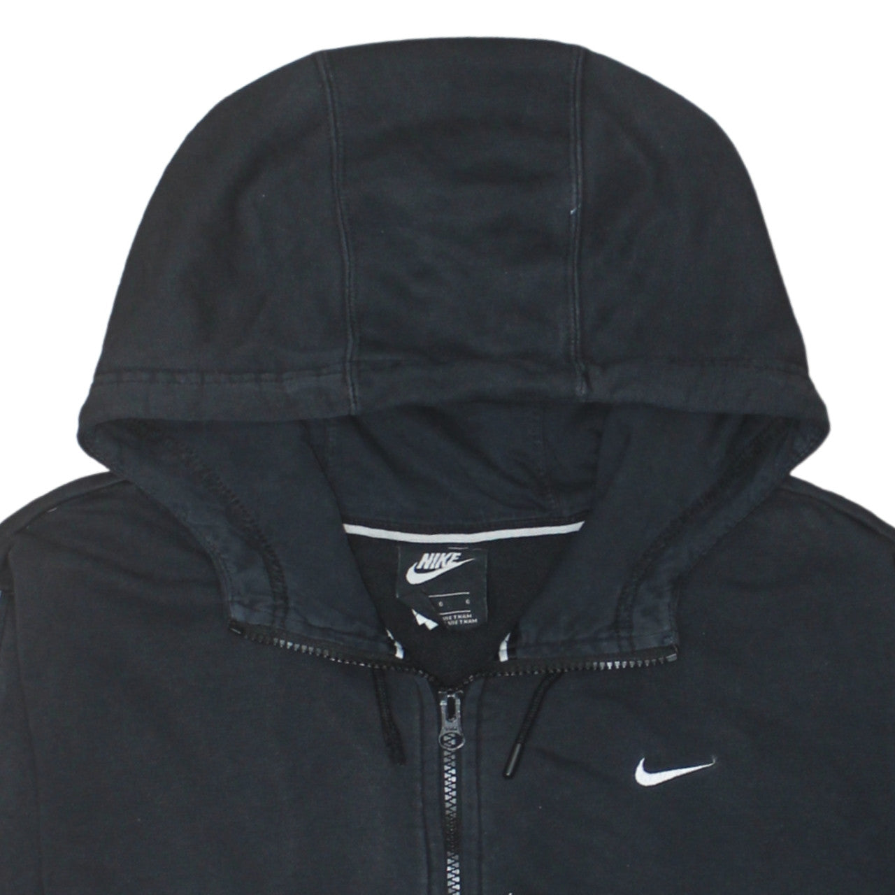 Mens UK Size L Nike Black Full Zip Hoodie