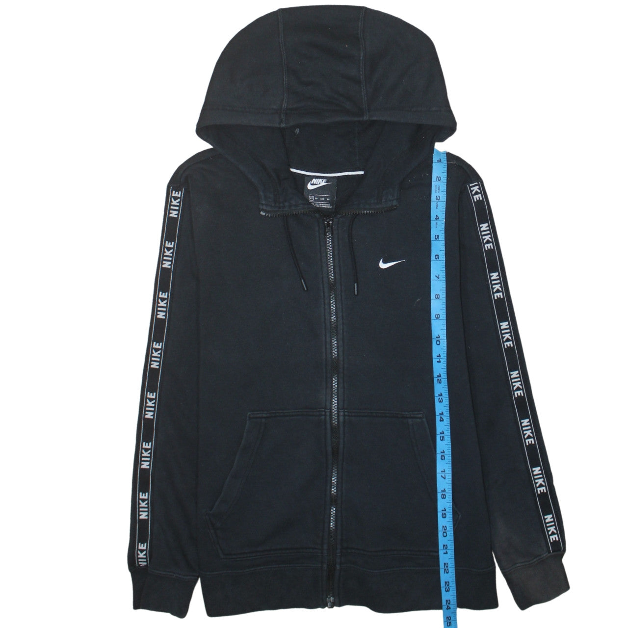 Mens UK Size XS Nike Black Full Zip Hoodie