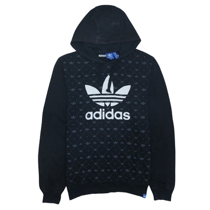 Mens UK Size M adidas Black Pullover Hoodie