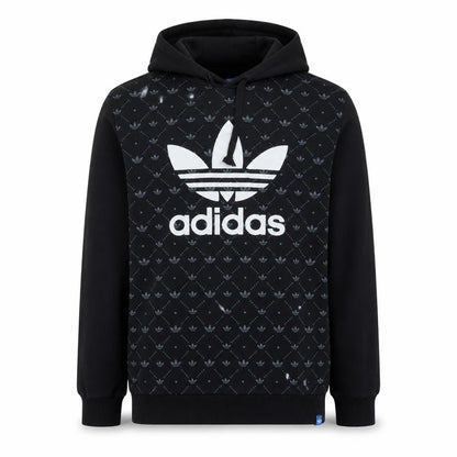 Mens UK Size M adidas Black Pullover Hoodie