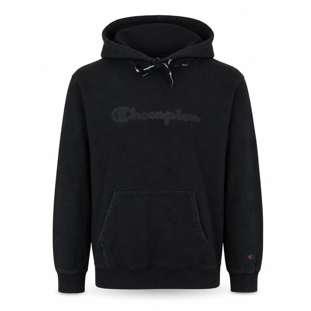 Mens UK Size S Champion Black Pullover Hoodie