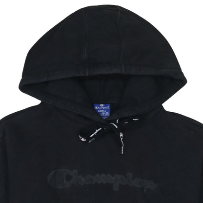 Mens UK Size S Champion Black Pullover Hoodie