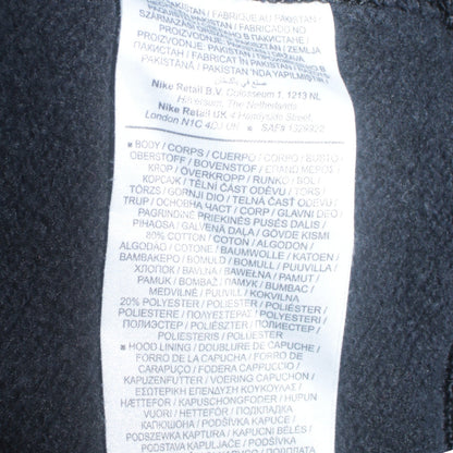 Mens UK Size M Nike Black Pullover Hoodie